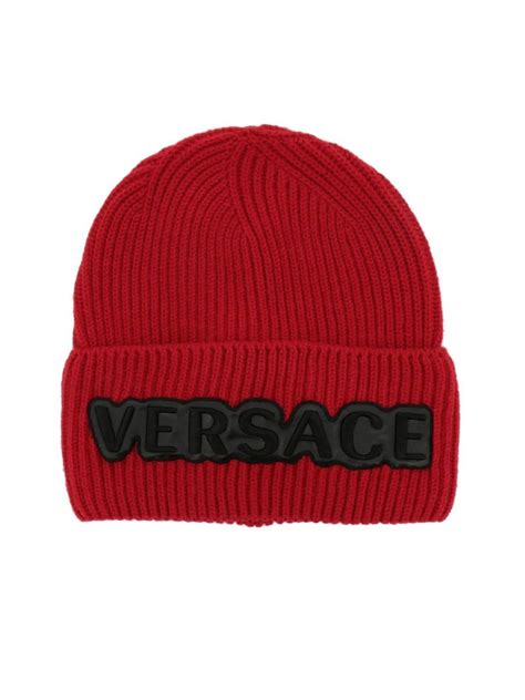 red versace hat|Versace hat farfetch.